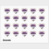 Gewoon Perzik Hartblad Boom Trouwzegel Hart Sticker (Vel)