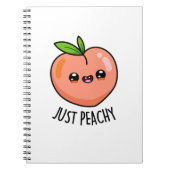 Gewoon Perzik Moppige Perzik Grap  Notitieboek (Voorkant)