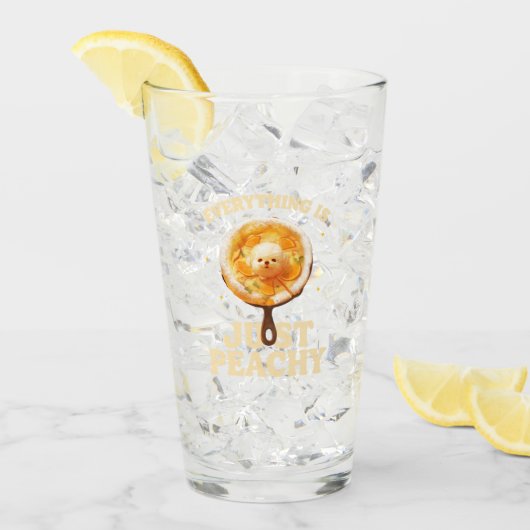 Gewoon Perzikig: Bichon Frise Voedsel Kunst Glas (Voorkant ijs)