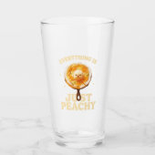 Gewoon Perzikig: Bichon Frise Voedsel Kunst Glas (Voorkant)