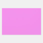 Gewoon Perzisch Licht Fuchsia Roze tinten 3 tinten Inpakpapier Vel (Voorkant 3)