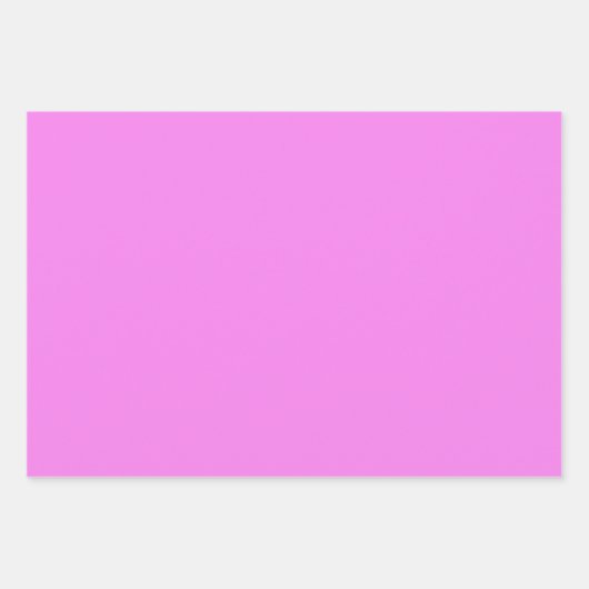 Gewoon Perzisch Licht Fuchsia Roze tinten 3 tinten Inpakpapier Vel (Voorkant 3)
