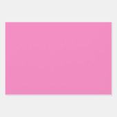 Gewoon Perzisch Licht Fuchsia Roze tinten 3 tinten Inpakpapier Vel (Voorkant)