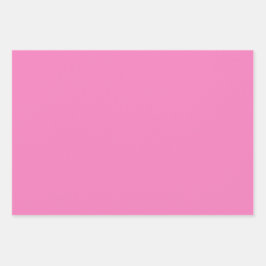 Gewoon Perzisch Licht Fuchsia Roze tinten 3 tinten Inpakpapier Vel