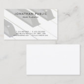 Gewoon piano-muziekdocent Eenvoudig Visitekaartje (Voorkant / Achterkant)