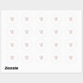 Gewoon Poe-perfecte Aardbei Kat Sticker (Vel)