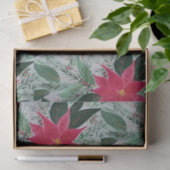Gewoon poinsettia tissuepapier (Geschenk)