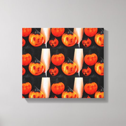 Gewoon pompoenen canvas afdruk (Voorkant)