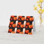 Gewoon pompoenen kaart (Gele Bloem)