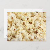 Gewoon popcorn dicht bij elkaar. briefkaart (Voorkant / Achterkant)