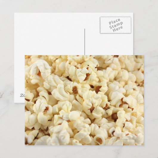 Gewoon popcorn dicht bij elkaar. briefkaart (Voorkant / Achterkant)