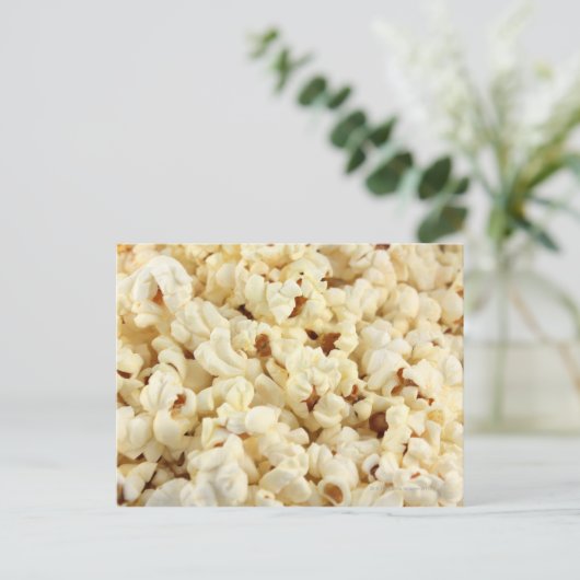 Gewoon popcorn dicht bij elkaar. briefkaart (Staand voorkant)