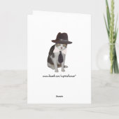 Gewoon populair in Cute Cat Birthday Kaart (Achterkant)