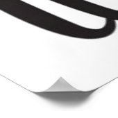 Gewoon Poster voor glimlachen en golven (Hoek)