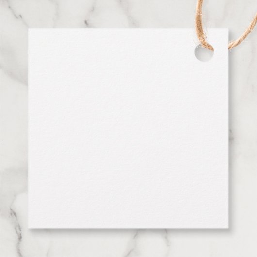 Gewoon prachtige bewerkbare kleur Monogram Favor T Bedankjes Labels (Achterkant)