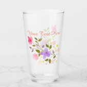 Gewoon prachtige bloemen glas (Voorkant)