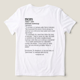 Gewoon proberen 2 moeder, werkwoord Tri-Blend shirt