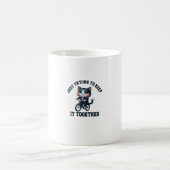 Gewoon proberen om het bij elkaar te houden, grapp koffiemok (Center)