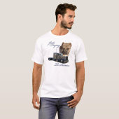 Gewoon proberen te overleven t-shirt (Voorkant volledig)