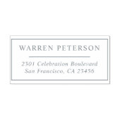 Gewoon professioneel | Aangepast naam en retouradr Zelfinktende Stempel (Design)