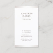 Gewoon professioneel, modern grafisch ontwerp visitekaartje (Voorkant)