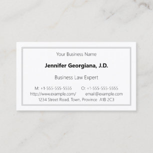 Gewoon professioneel Visitekaartje