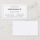 Gewoon professioneel Visitekaartje (Voorkant / Achterkant)