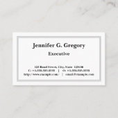 Gewoon professionele profielkaart visitekaartje (Voorkant)