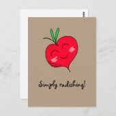 "Gewoon Radishing!" Briefkaart (Voorkant / Achterkant)