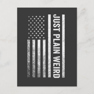 Gewoon rare Amerikaanse vlag verkiezing Kamala Briefkaart