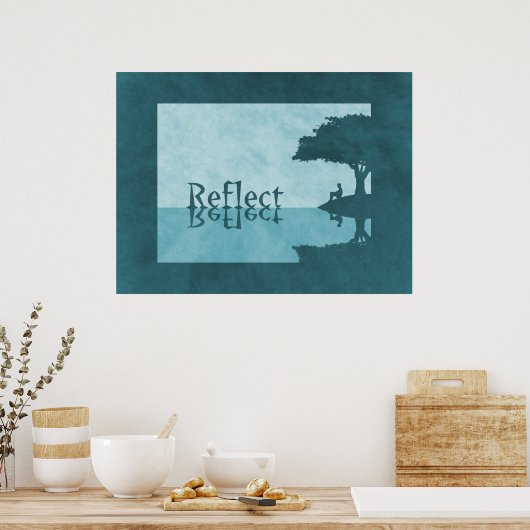 Gewoon reflecteer drukwerk poster (Keuken)