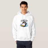 GEWOON RELAXEN PINGUÏN Worpkussen Hoodie (Voorkant volledig)