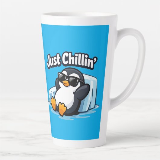 GEWOON RELAXEN PINGUÏN Worpkussen Latte Mok (Rechts)