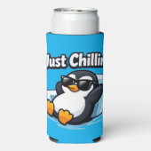 GEWOON RELAXEN PINGUÏN Worpkussen Seltzer Blikjeskoeler (Seltzer Achterkant)