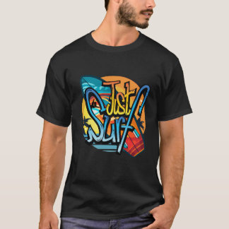 Gewoon Retro Summer Surfen – Vintage Surfplank T-shirt