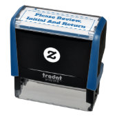Gewoon "Review, Initiaal en terugkeer alstublieft" Zelfinktende Stempel (Product)