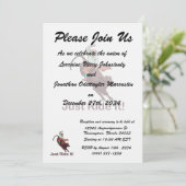 Gewoon Ride it Cowboy en Bull Kaart (Staand voorkant)