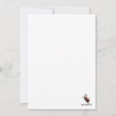 Gewoon Ride it Cowboy en Bull Kaart (Achterkant)