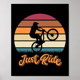 Gewoon Ride Mtb Mountainbike Geschenken Voor Mount Poster