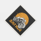 Gewoon rijden biker retro papier & Party servetten (Hoek)