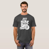 Gewoon rijwielontwerp t-shirt (Voorkant volledig)