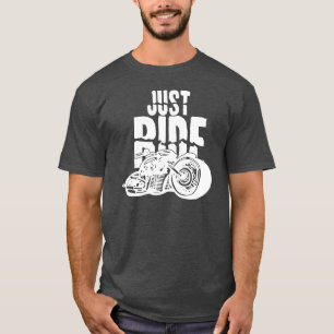 Gewoon rijwielontwerp t-shirt