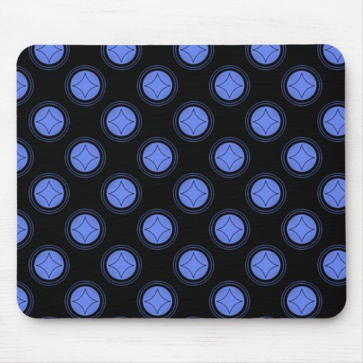 Gewoon Riveting Mousepad, Blauw Muismat (Voorkant)