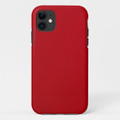 Gewoon rode kleur Case-Mate iPhone case (Achterkant)