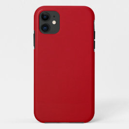 Gewoon rode kleur iPhone 11 hoesje