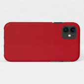 Gewoon rode kleur Case-Mate iPhone case (Achterkant (horizontaal))