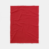 Gewoon rode kleur fleece deken (Voorkant)