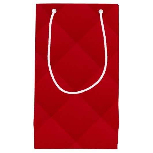 Gewoon rode kleur klein cadeauzakje (Voorkant)