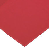 Gewoon rode kleur korte tafelloper (Hoek)