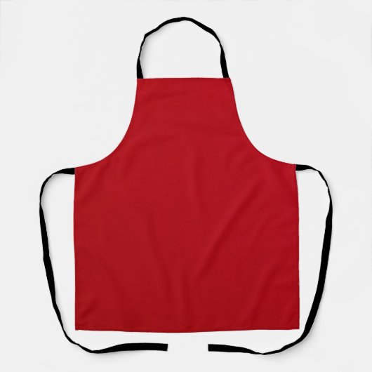Gewoon rode kleur schort (Voorkant)